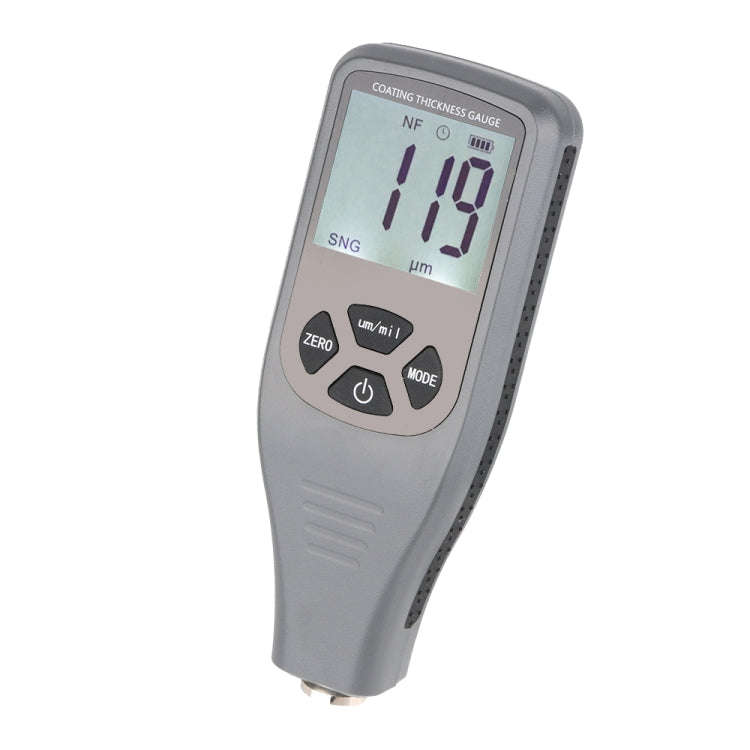 RZ240 Ferrous & Non-Ferrous 2 in 1 Digital Coating Paint Thickness Gauge Meter Tools (Grey)