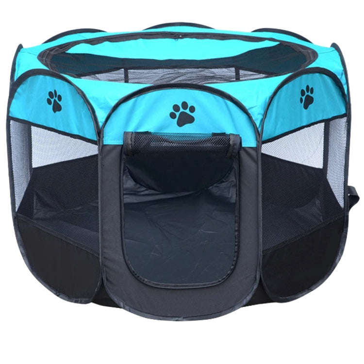 Fashion Oxford Cloth Waterproof Dog Tent Foldable Octagonal Outdoor Pet Fence, S, Size: 73 x 73 x...