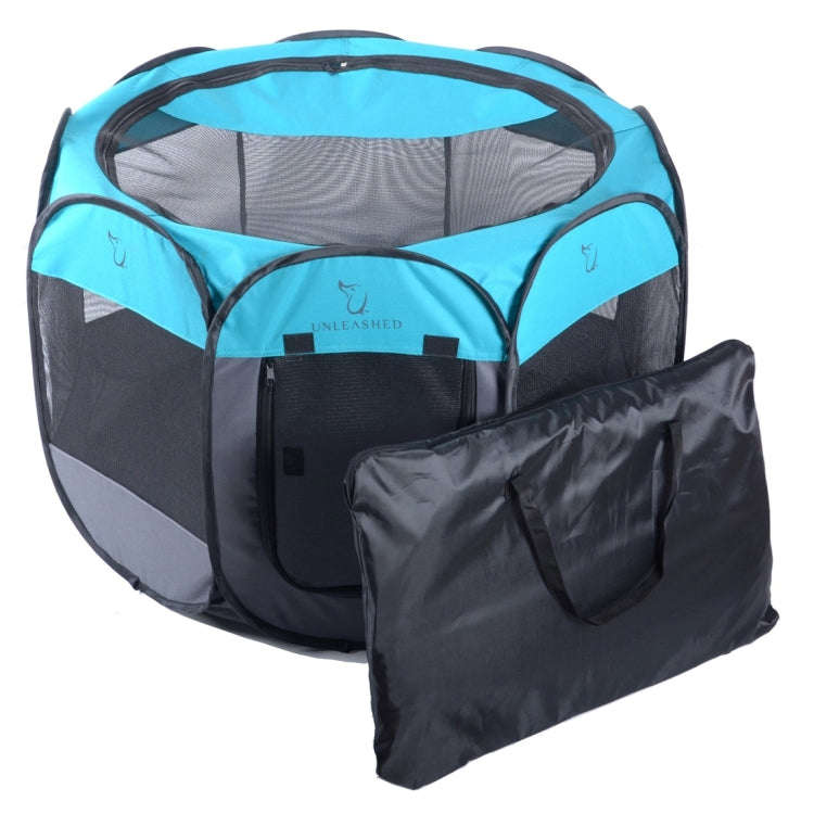 Fashion Oxford Cloth Waterproof Dog Tent Foldable Octagonal Outdoor Pet Fence, S, Size: 73 x 73 x...