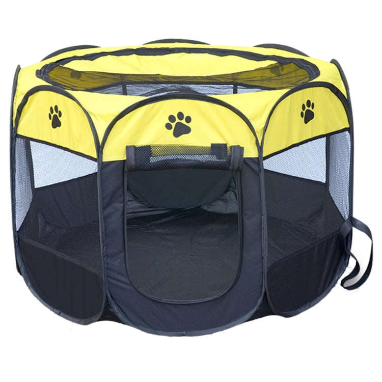 Fashion Oxford Cloth Waterproof Dog Tent Foldable Octagonal Outdoor Pet Fence, S, Size: 73 x 73 x...