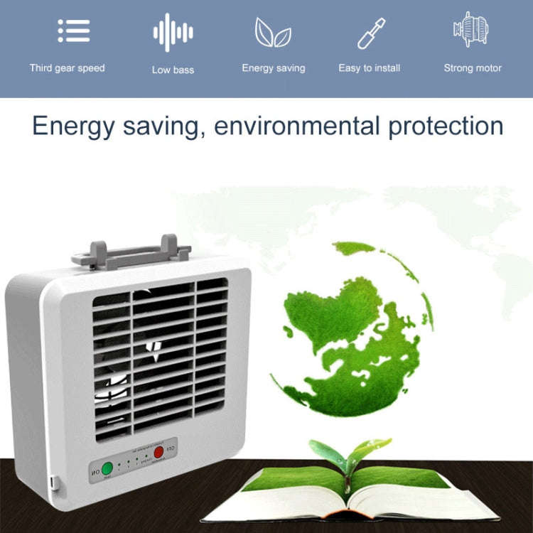 Portable Mini Silent Household Energy Saving Desktop Air Conditioner Fan Electric Air Cooler(White)