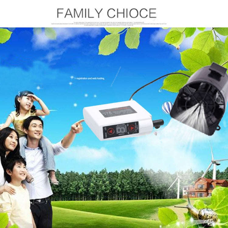 Portable Mini Waist Fan Cooling Fan USB Skin Cooler (Black)