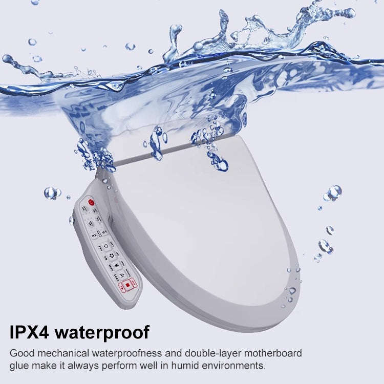 ZMJH 51cm Household Bathroom Button Automatic Cleaning Heating Intelligent Bidet Toilet Cover, St...