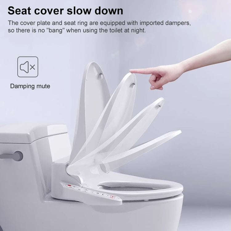 ZMJH 51cm Household Bathroom Button Automatic Cleaning Heating Intelligent Bidet Toilet Cover, St...