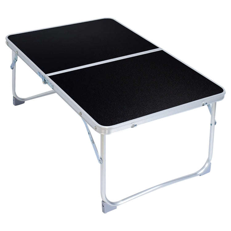 Plastic Mat Adjustable Portable Laptop Table Folding Stand Computer Reading Desk Bed Tray (Black)