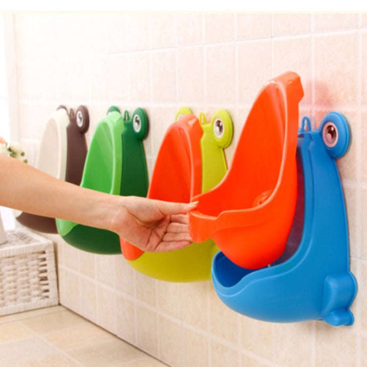 Cartoon Frog Shape Kids Wall-Mounted Potty Toilet(Blue)