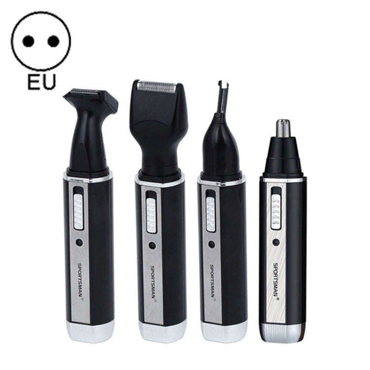 SPORTSMAN Four-in-one Rechargeable Ear Nose Trimmer Electric Shaver Beard Face Eyebrows Hair Trim...