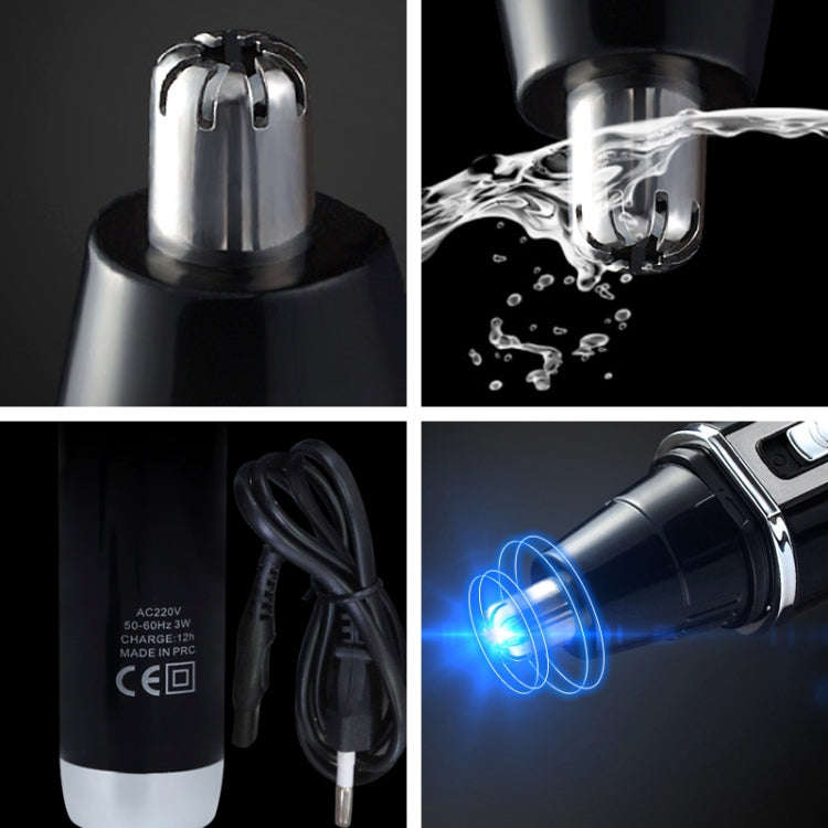 SPORTSMAN Four-in-one Rechargeable Ear Nose Trimmer Electric Shaver Beard Face Eyebrows Hair Trim...