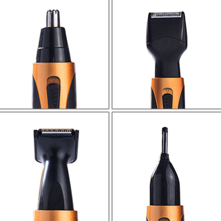 SPORTSMAN Four-in-one USB Rechargeable Ear Nose Trimmer Beard Face Shaver Eyebrows Hair Trimmer F...