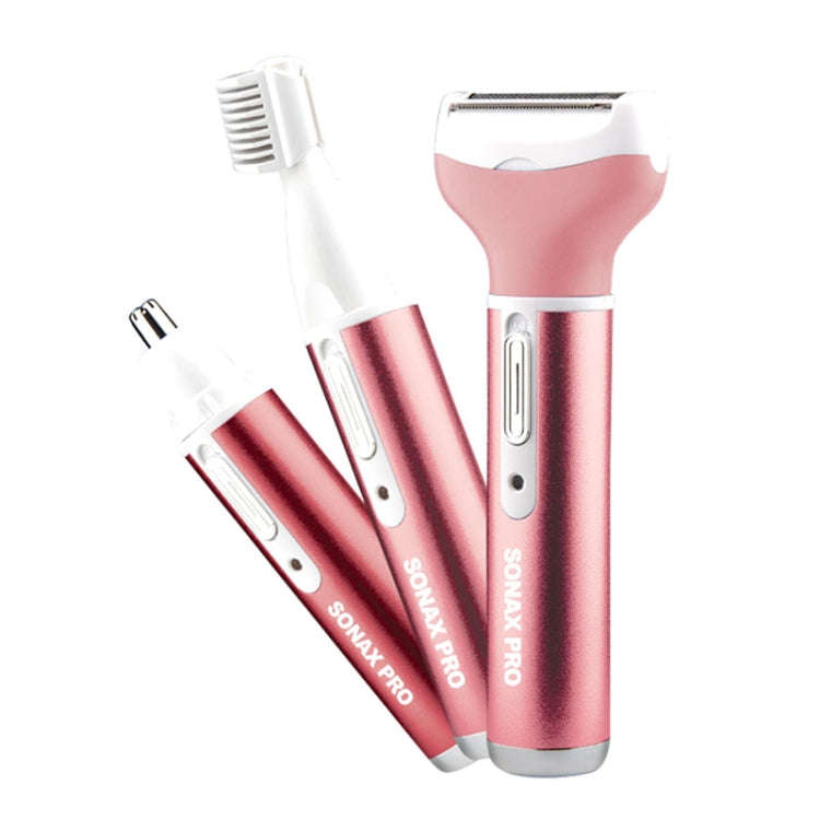 220V 3 In 1  Water Proof Rechargeable Vibrissa Eyebrows Trimmer Body Hair Denuding Machine Set, E...