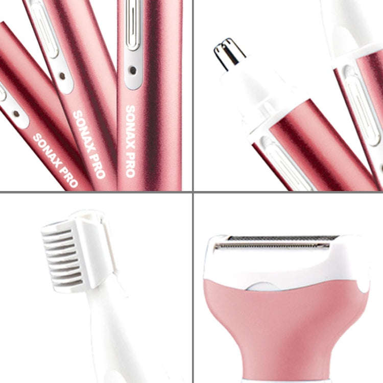 220V 3 In 1  Water Proof Rechargeable Vibrissa Eyebrows Trimmer Body Hair Denuding Machine Set, E...