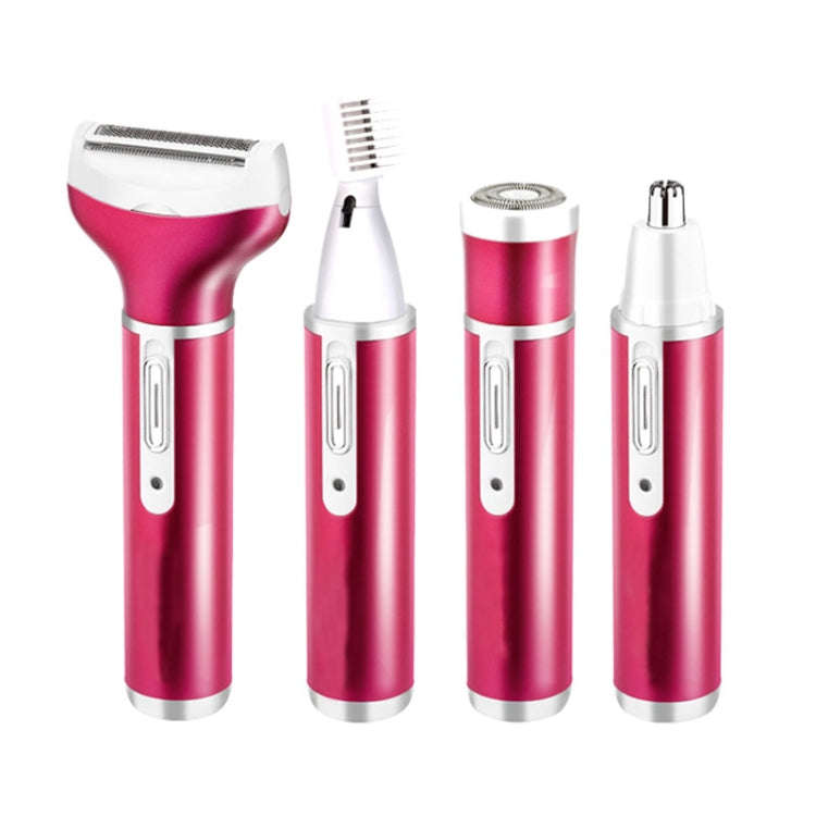 4 In 1  USB Rechargeable Vibrissa Eyebrows Trimmer Body Hair Denuding Machine Set with USB Cable(...