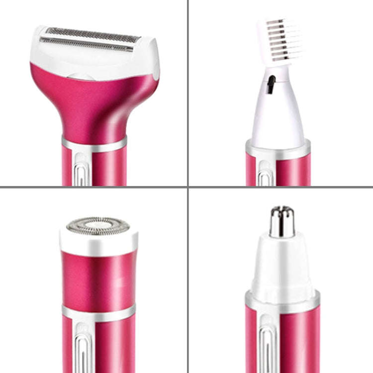 4 In 1  USB Rechargeable Vibrissa Eyebrows Trimmer Body Hair Denuding Machine Set with USB Cable(...
