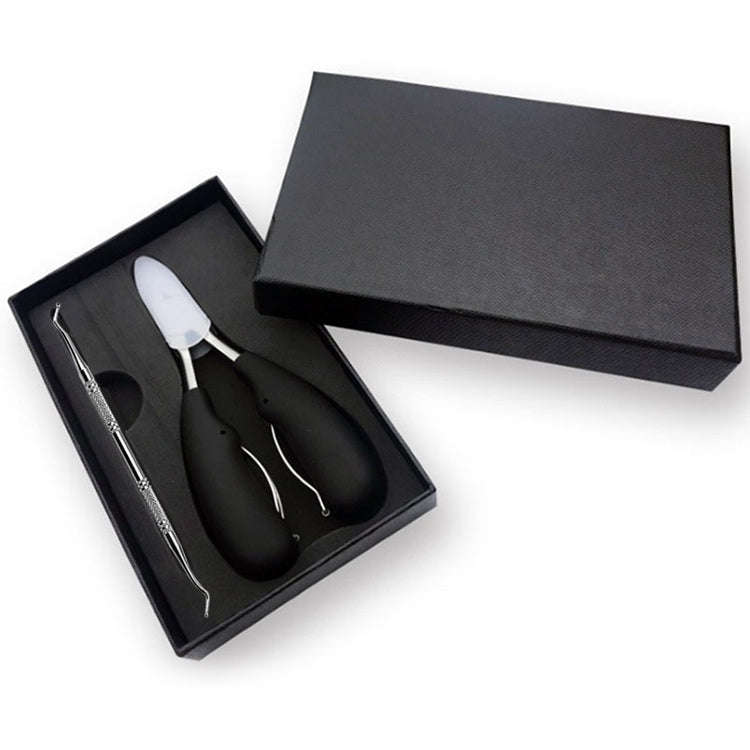 2 in 1 Nail Clipper for Paronychia Stainless Steel Olecranon Nail Nipper & Ingrown Nail Lifter(Bl...