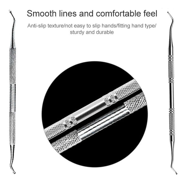 2 in 1 Nail Clipper for Paronychia Stainless Steel Olecranon Nail Nipper & Ingrown Nail Lifter(Bl...