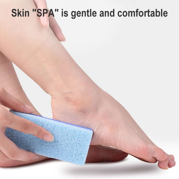 040 PU Striped Grindstone Foot Care Massage File, Color Random Delivery