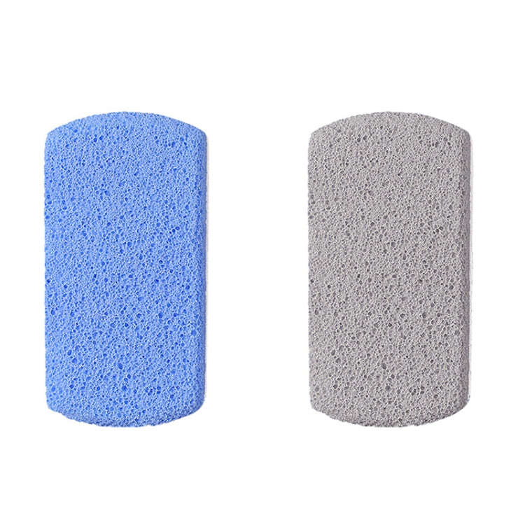 037 Double-color Grindstone Foam Glass Foot Rub, Color Random Delivery