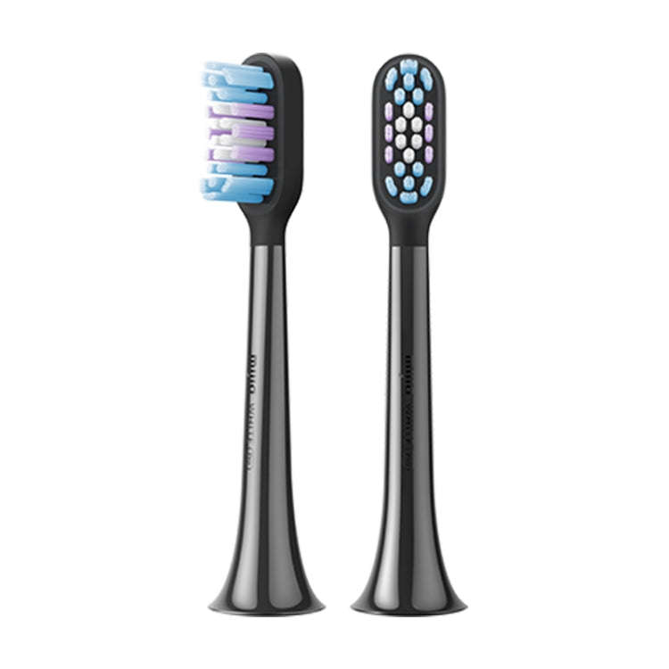 Original Xiaomi Mijia 2pcs Whitening Type Brush Head for Electric Toothbrush T501 / T501C (Black)