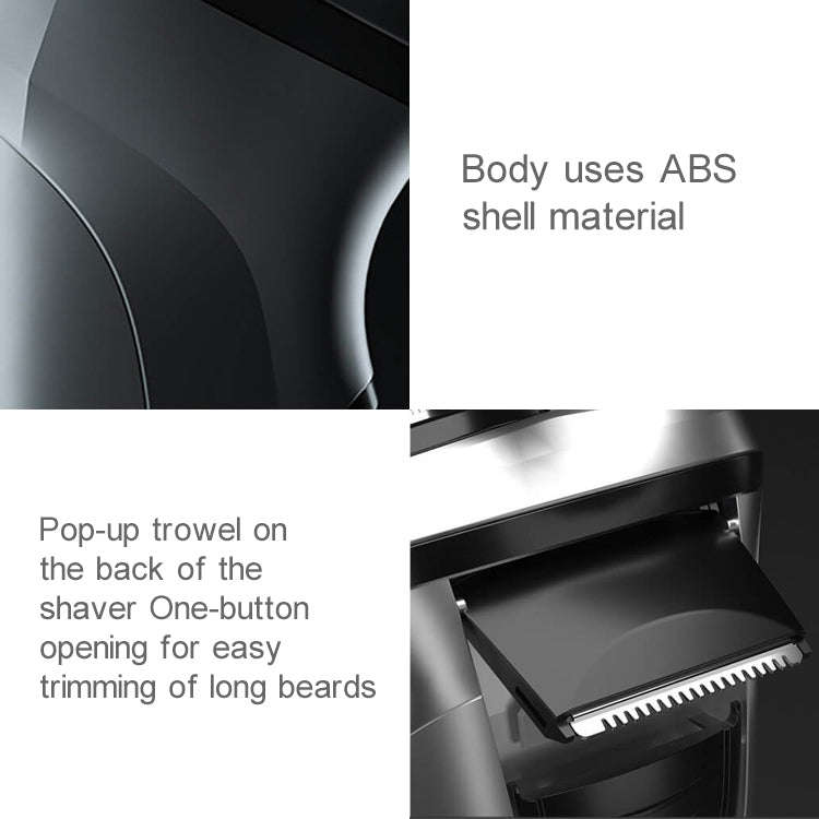 Original Xiaomi ENCHEN Water Proof Triple Rotary Double Ring Blade Shaving Head Electric Recharge...