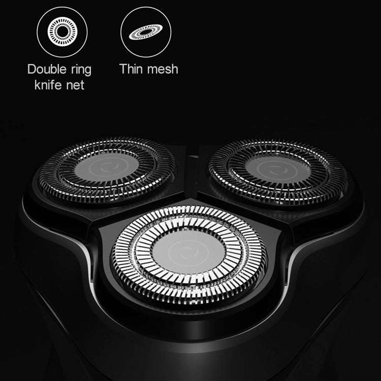 Original Xiaomi ENCHEN Water Proof Triple Rotary Double Ring Blade Shaving Head Electric Recharge...