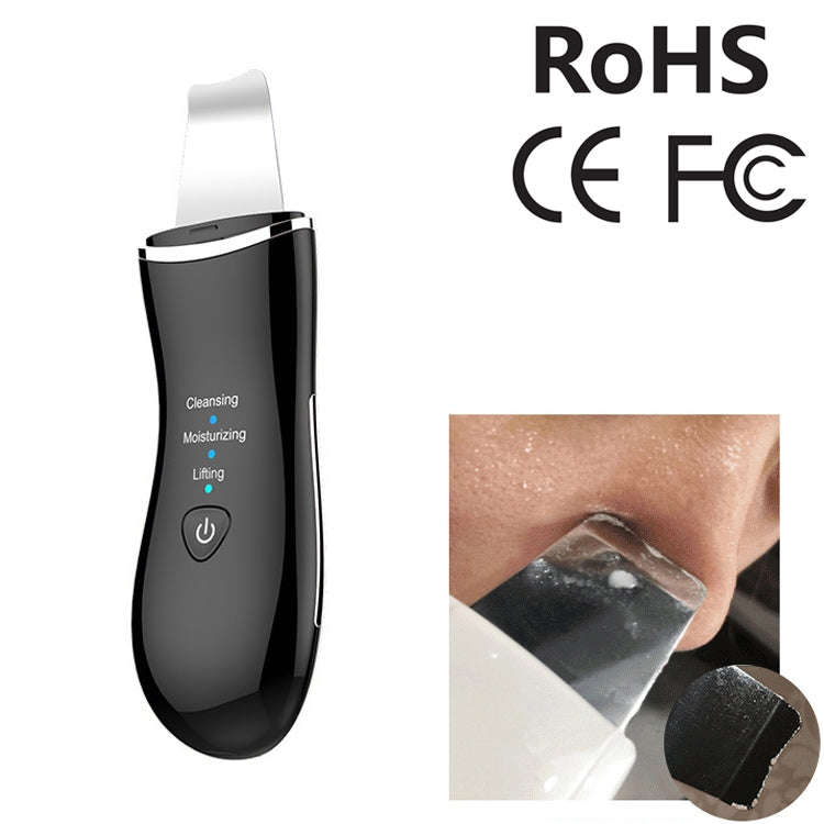 BLK-D016 Ultrasonic Beauty Shovel Skin Machine Vibration Household Facial Cleaning and Washing Ma...