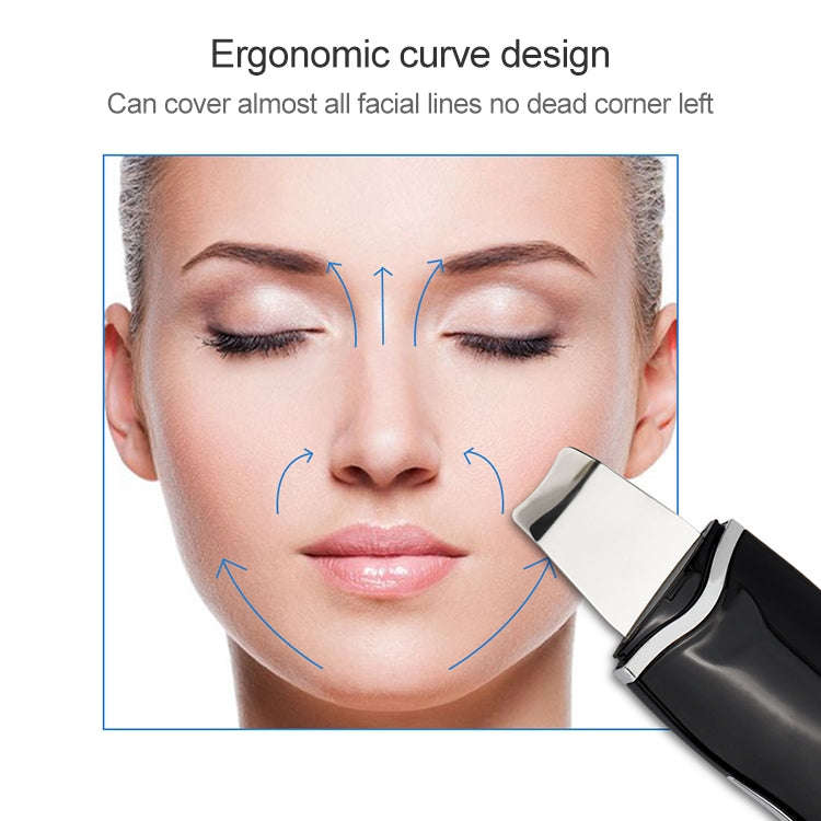 BLK-D016 Ultrasonic Beauty Shovel Skin Machine Vibration Household Facial Cleaning and Washing Ma...