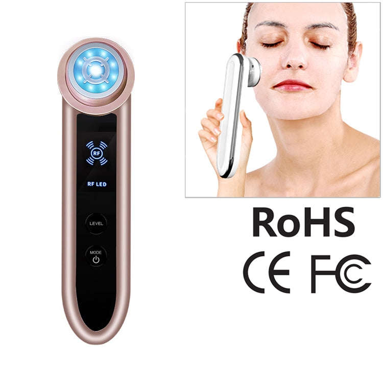 BLK-D919 RF Instrument Facial Vibration Compact Lifting Massager Micro Current Beauty Instrument(...