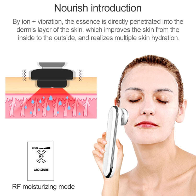 BLK-D919 RF Instrument Facial Vibration Compact Lifting Massager Micro Current Beauty Instrument(...