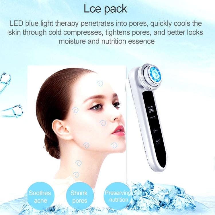 BLK-D919 RF Instrument Facial Vibration Compact Lifting Massager Micro Current Beauty Instrument(...