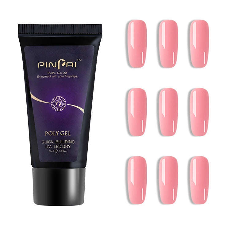30g Nail Glue Manicure Art Rapid Extension Glue Painless Gel Extended Nail Builder Phototherapy C...