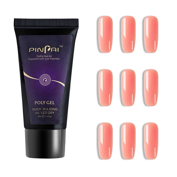 30g Nail Glue Manicure Art Rapid Extension Glue Painless Gel Extended Nail Builder Phototherapy C...