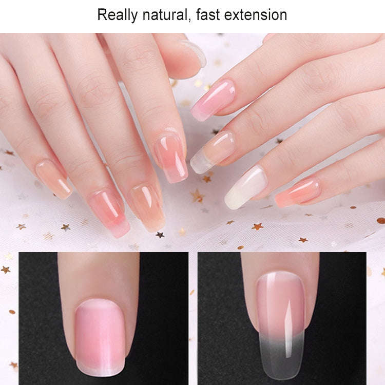 30g Nail Glue Manicure Art Rapid Extension Glue Painless Gel Extended Nail Builder Phototherapy C...