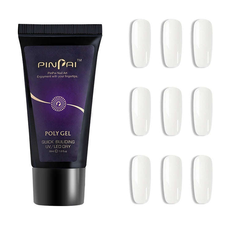 30g Nail Glue Manicure Art Rapid Extension Glue Painless Gel Extended Nail Builder Phototherapy C...