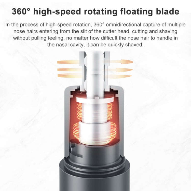 Original Xiaomi Youpin ShowSee DC 1.5V 2W Portable Waterproof Safe Electric Nose Hair Trimmer Sha...