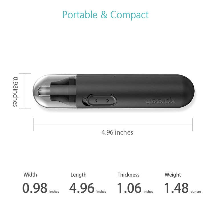 XPREEN XPRE001 High-speed Rotating Electric Nose Hair Trimmer Ear Trimmer Rotation Blade for Men ...