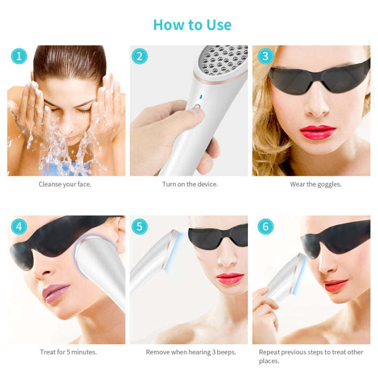 XPREEN XPRE052 Wireless Rechargeable Light Acne Treatment Device Home Acne Clearing Eraser with B...