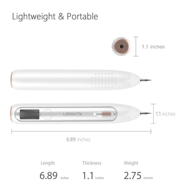 XPREEN XPRE051 Professional Wireless Rechargeable Mole Freckle Dark Spots Tattoo Wart Removal Pen...