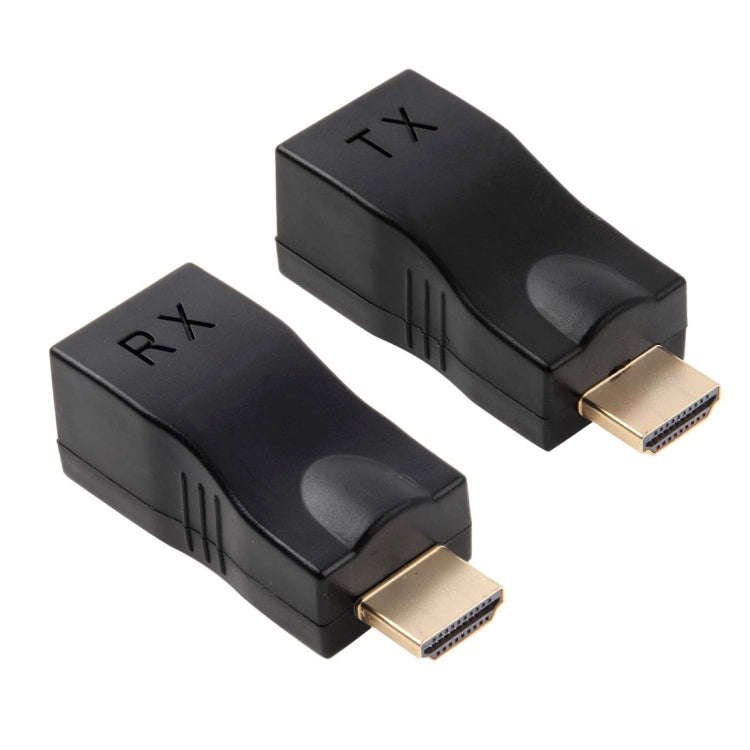 HDMI to RJ45 Extender Adapter (Receiver & Transmitter)  by Cat-5e/6 Cable, Support HDCP, Transmis...