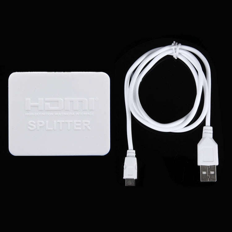 4K HDMI Splitter Full HD 1080p Video HDMI Switch Switcher 1x2 Split Out Amplifier Dual Display fo...