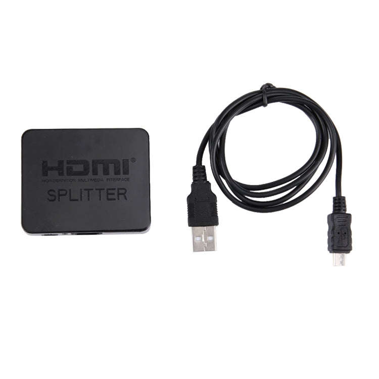 4K HDMI Splitter Full HD 1080p Video HDMI Switch Switcher 1x2 Split Out Amplifier Dual Display fo...
