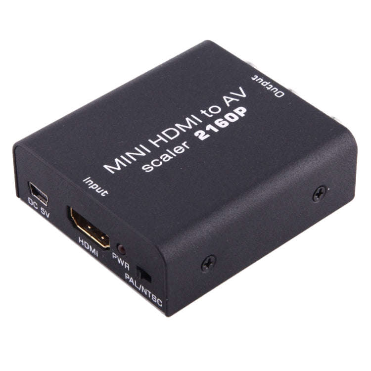 Mini HDMI to AV / CVBS Composite Video Signal Converter(Black)