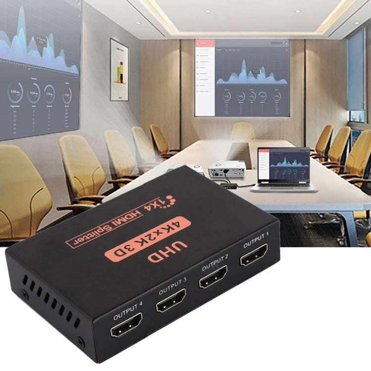 CY10 UHD 4K x 2K 3D 1 x 4 HDMI Splitter (AU Plug)