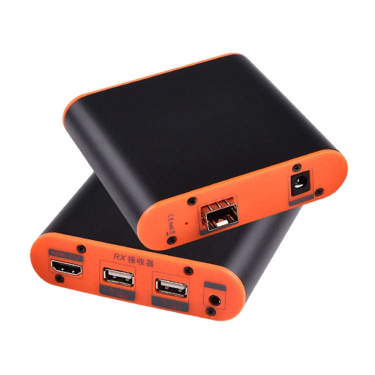 OPT882-KVM HDMI Extender (Receiver & Sender) Fiber Optic Extender with USB Port and KVM Function,...