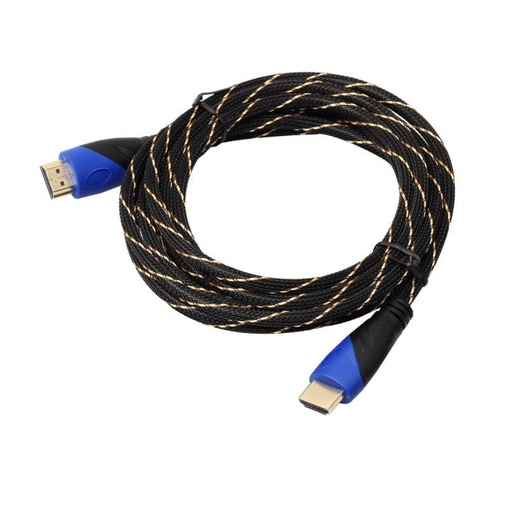3m HDMI 1.4 Version 1080P Woven Net Line Blue Black Head HDMI Male to HDMI Male Audio Video Conne...