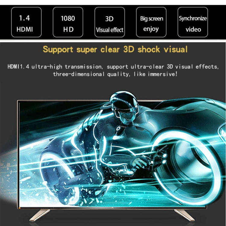 3m HDMI 1.4 Version 1080P Woven Net Line Blue Black Head HDMI Male to HDMI Male Audio Video Conne...