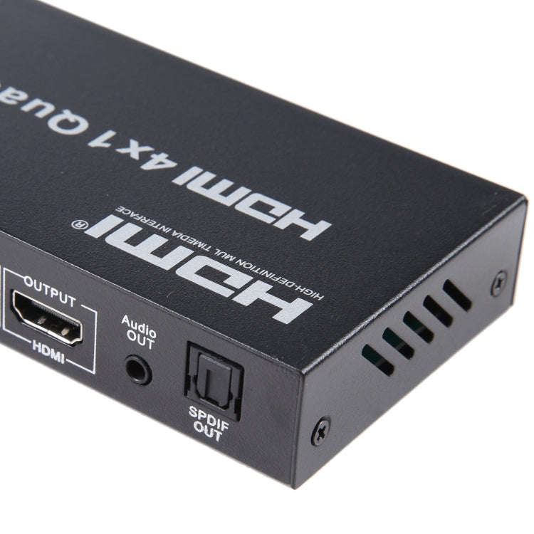 4 in 1 Out HDMI Quad Multi-viewer with Seamless Switcher, AU Plug