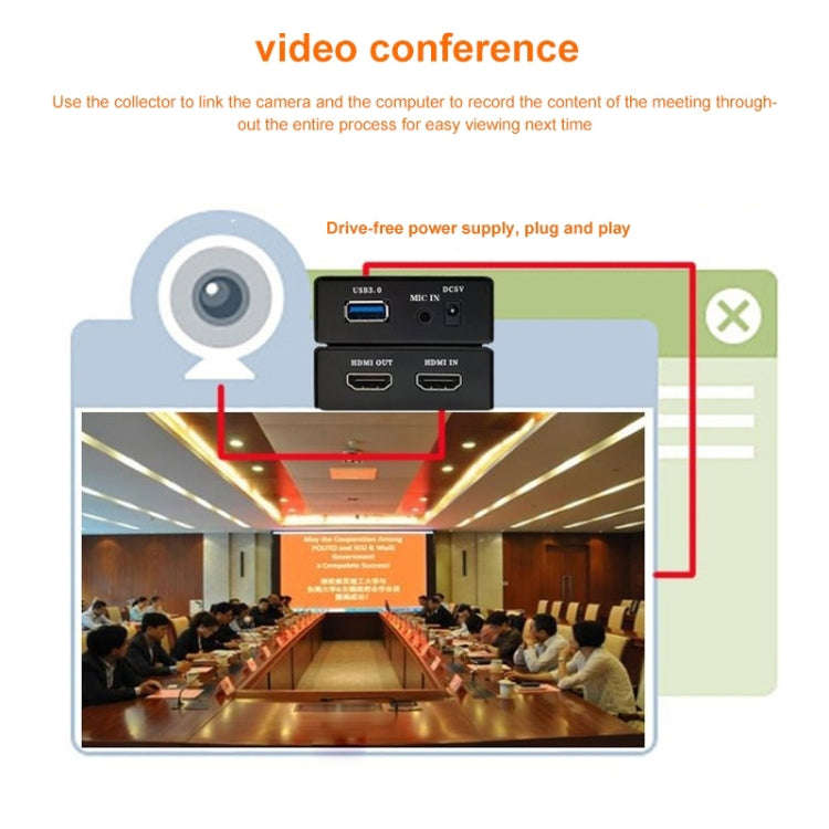 EC290 HDMI USB3.0 HD Video Capture Recorder Box Live Broadcast Card