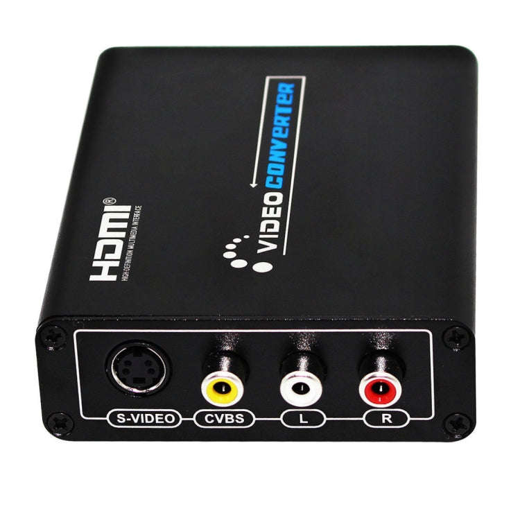 HDMI to Composite / AV S-Video Converter RCA CVBS/L/R Video Converter Adapter, EU Plug