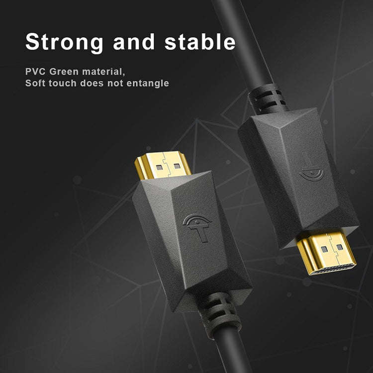 ROCKETEK HDMI01Y-2 HDMI 2.0 4K 30Hz 3D HD Gold-plated Connector HDMI Cable for All HDMI Devices, ...