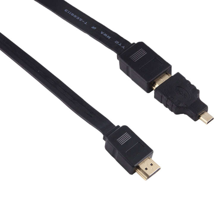 1m HDMI Male to HDMI Male Retractable Video Audio Connector Adapter Cable with Mini HDMI & Micro ...